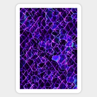 Geometric Lightning Storm Sticker